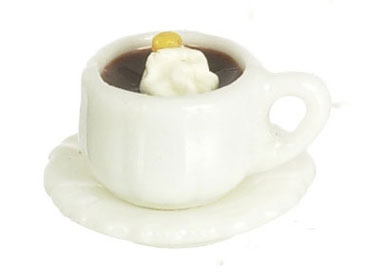 Dollhouse Miniature Hot Chocolate, 3Pc